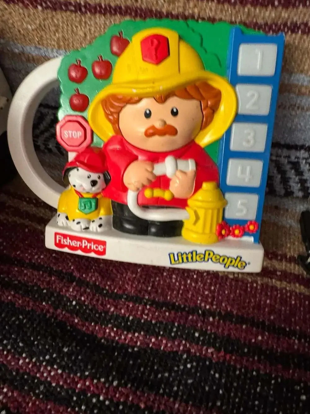 Fisher-Price Little People Growing Smart Firefighter Learning Toy